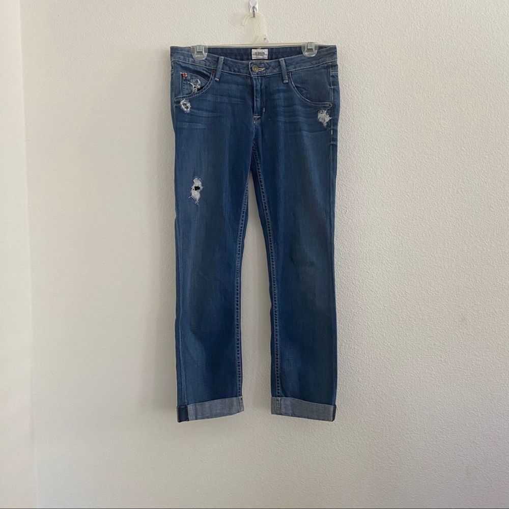 HUDSON Bacara Cropped/Cuffed Denim Jeans Size 26